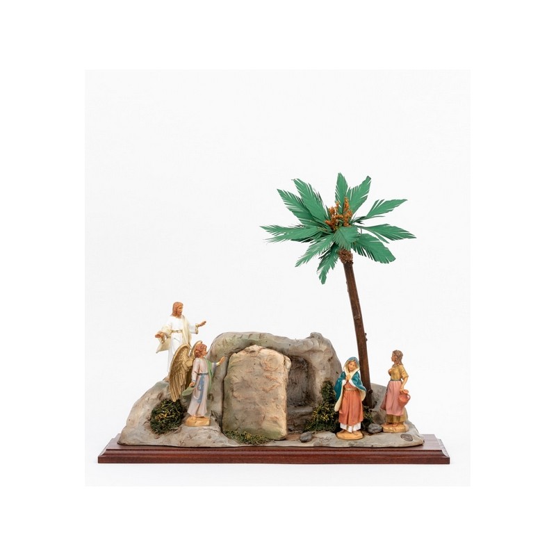 Scena Resurrezione con personaggi cm. 12