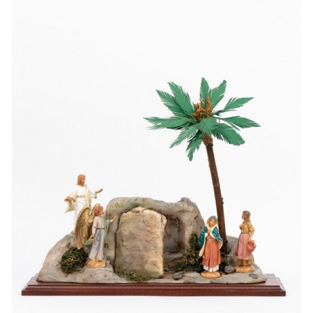 Scena Resurrezione con personaggi cm. 12