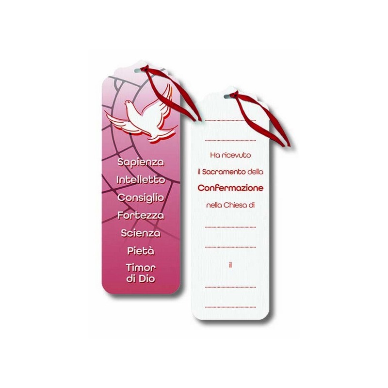 Segnalibro in legno con cordino