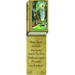 Segnalibro Madonna di Lourdes