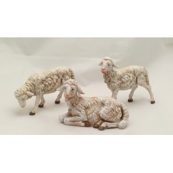Serie 3 pecore sfumate cm 30