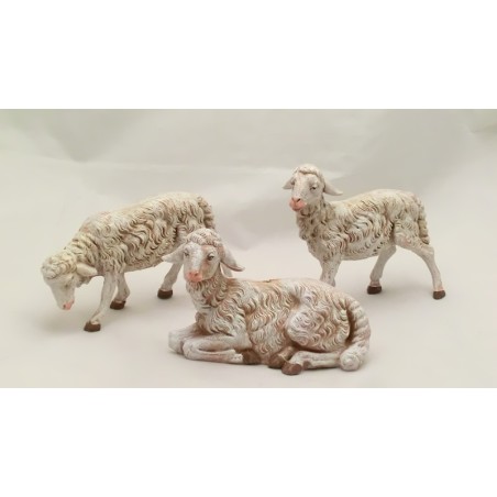 Serie 3 pecore sfumate cm 30