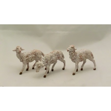 Serie 3 pecore sfumate cm. 19