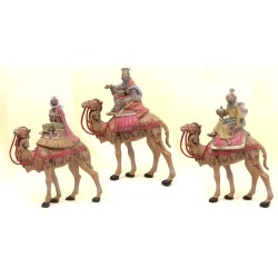 Serie 3 Re Magi a cammello cm 19