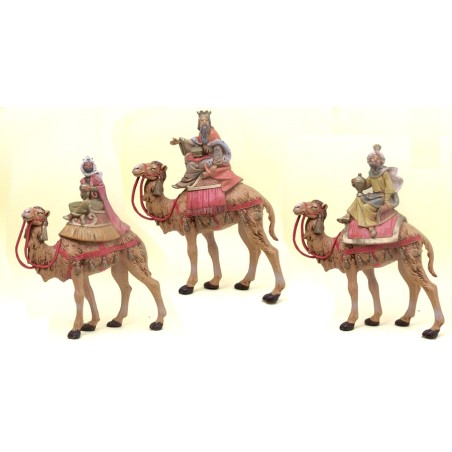 Serie 3 Re Magi a cammello cm 19