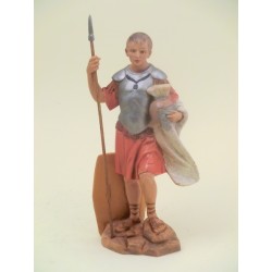 Soldato romano con lancia cm 19