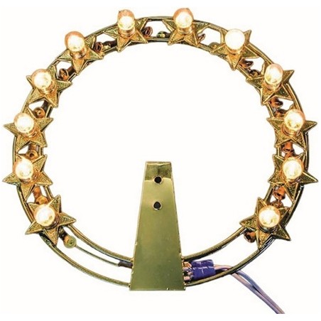 Stellario luminoso in ottone Ø cm. 22