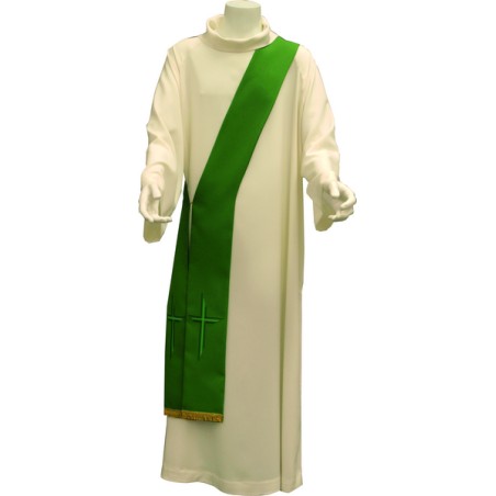 Stola diaconale ricamo croce