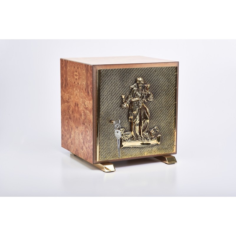 Tabernacolo in fusione con simbolo "Buon Pastore"