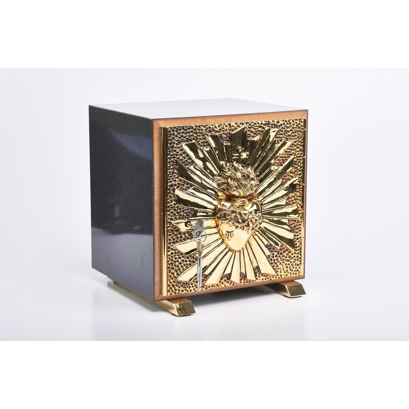 Tabernacolo in fusione con simbolo "Sacro Cuore"