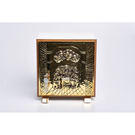 Tabernacolo in fusione con simbolo "Ultima Cena"