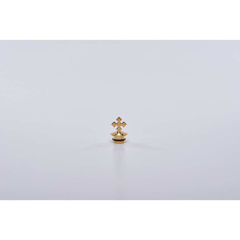 Tappo dorato ermetico per ampolline liturgiche