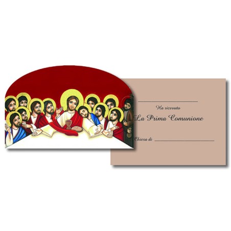 Tavoletta in legno sottile Ultima Cena