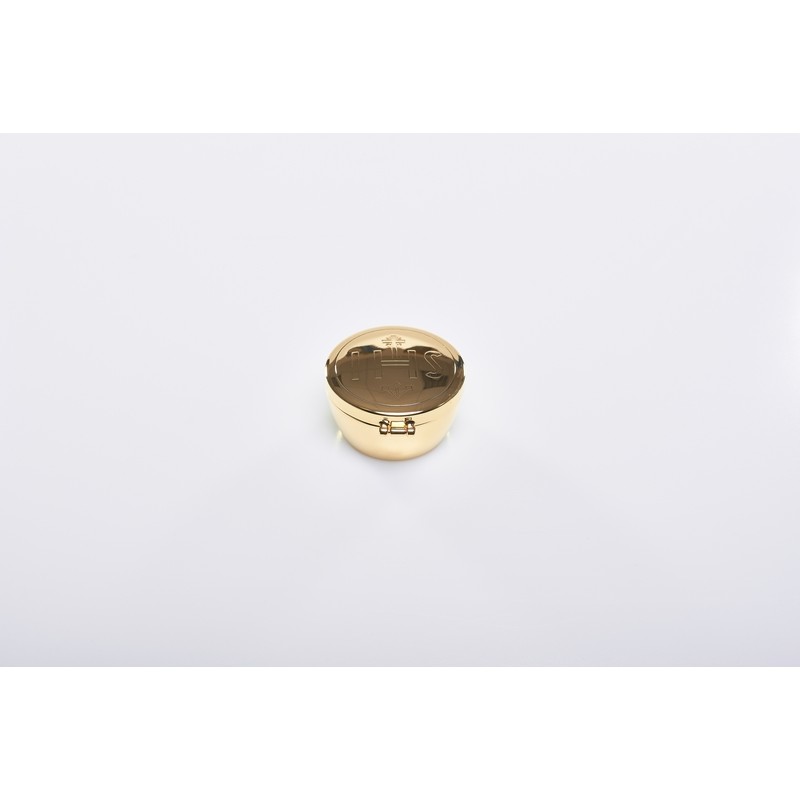 Teca alta dorata IHS