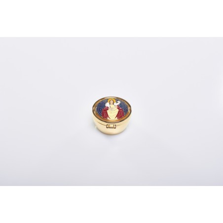 Teca alta placca peltro Ø cm. 5,4