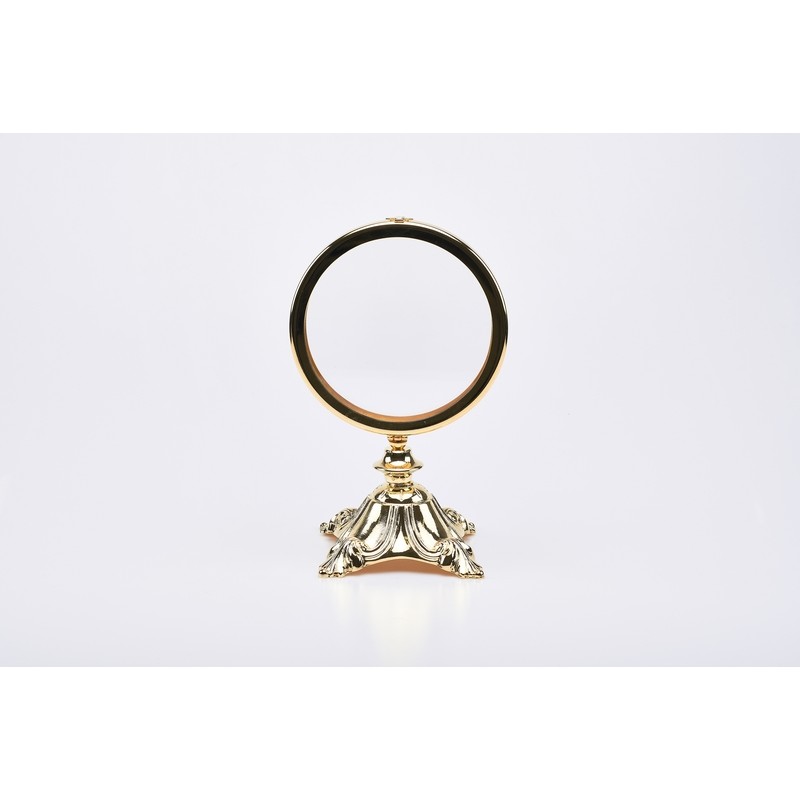 Teca dorata da esposizione cm. 27 Ø cm. 15