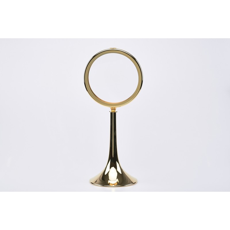 Teca dorata da esposizione Ostia magna cm. 40 Ø cm. 15