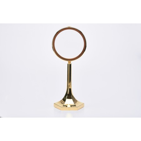 Teca dorata da esposizione Ostia Magna cm. 40 Ø cm. 15