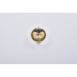 Teca mignon placca smalto Pane Mani Ø cm. 4