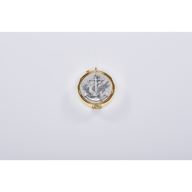 Teca placca peltro Pesce