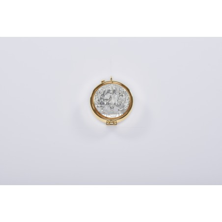 Teca placca peltro Ultima Cena