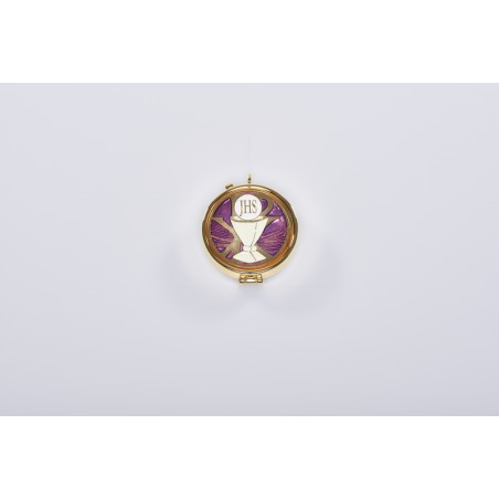 Teca placca smalto Calice Pax Ø cm. 5,4