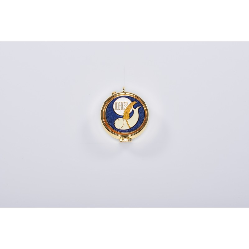 Teca smaltata ihs-pesci Ø cm. 5,4