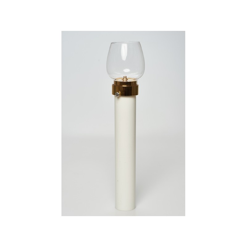 Torcia con antivento oro cm. 100