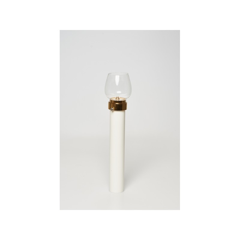 Torcia con antivento oro cm. 30