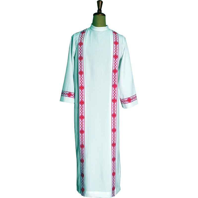 Tunica a due piegoni con losanghe