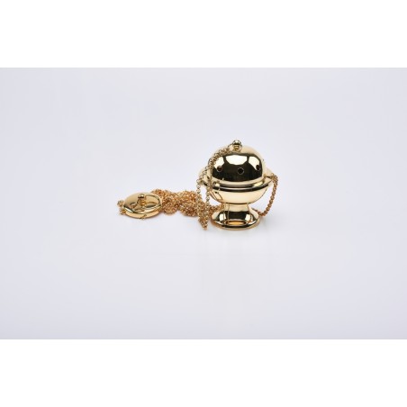 Turibolo dorato Ø cm. 8Made in Italy