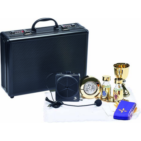 Valigia per celebrazione con amplificatore