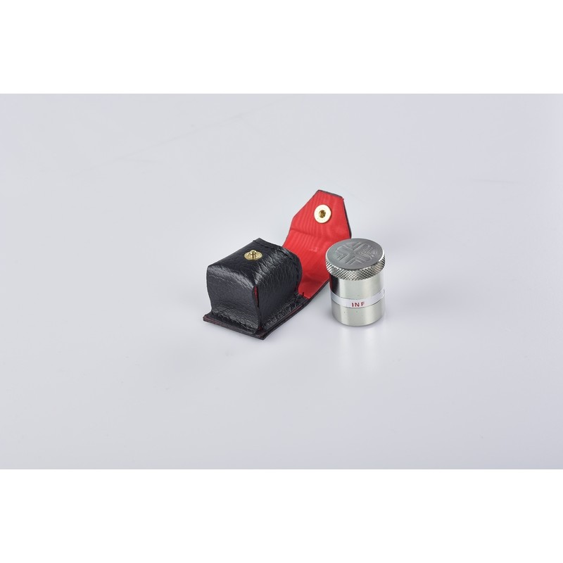 Vasetto metallo per oli santi in astuccio