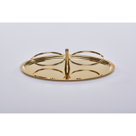 Vassoio ricambio in ottone completo di bilancino per ampolline art. A1026