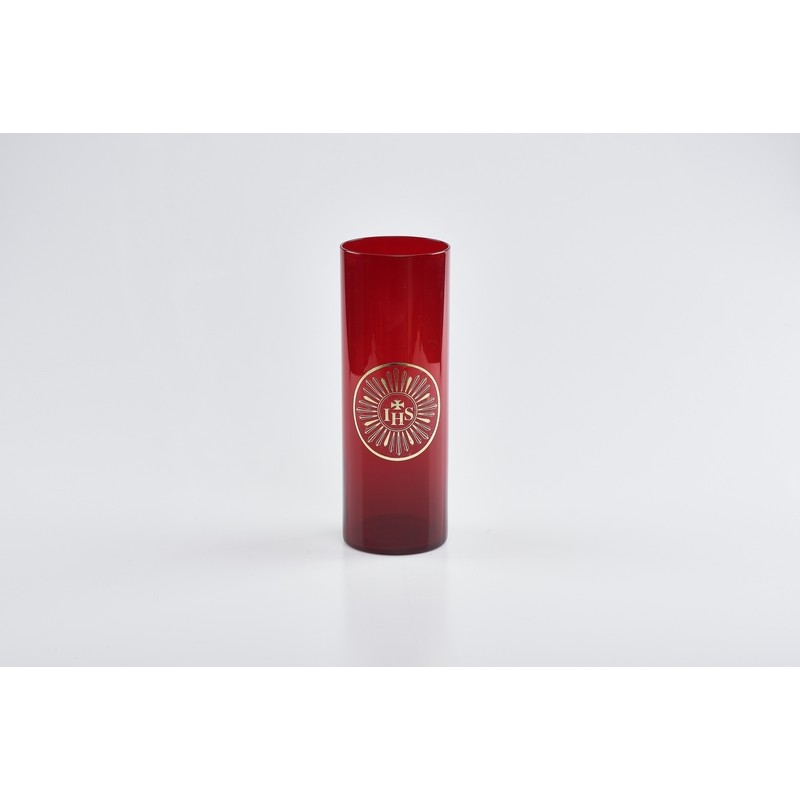 Vetro rosso 8 giorni con decorazione applicabile