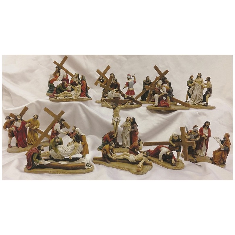 Via Crucis componibile 14 soggetti