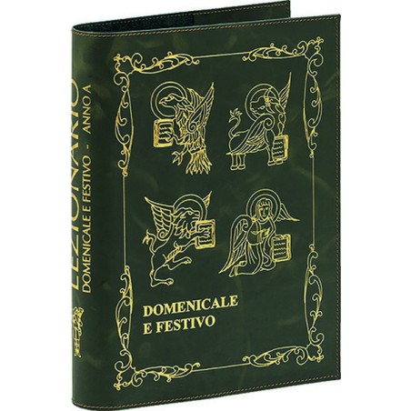 Copri Lezionario vero cuoio stampa oro a caldo