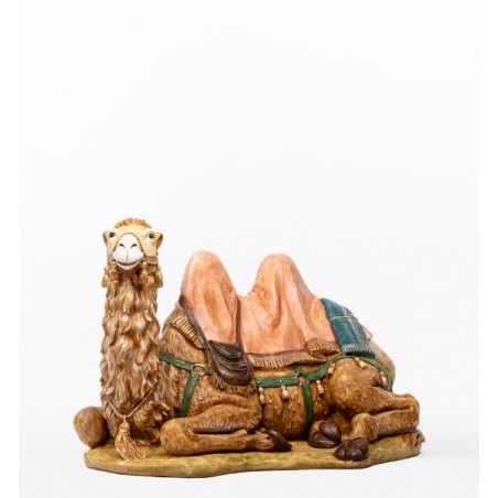 Cammello seduto con sella per presepe cm. 125