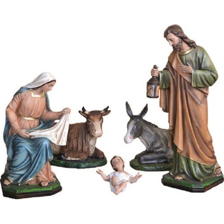 Natività 5 pezzi - presepio cm. 100
