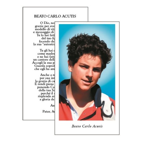 Immagini serie isonzo colori S. Carlo Acutis (100 pz)