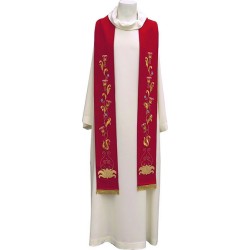 Stola ricamo floreale