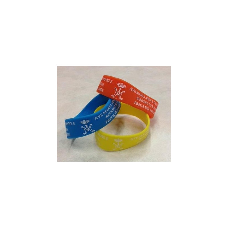 Braccialetto in gomma Ave Maria
