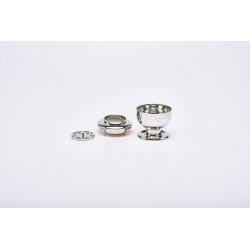 Brucia incenso a carboncino nichelato