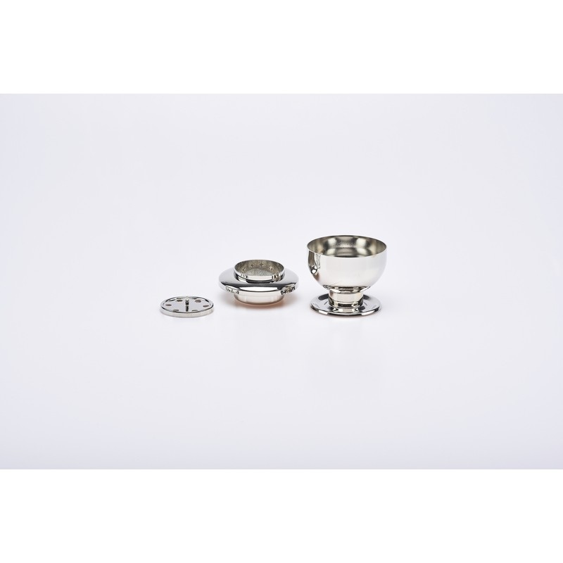 Brucia incenso a carboncino nichelato