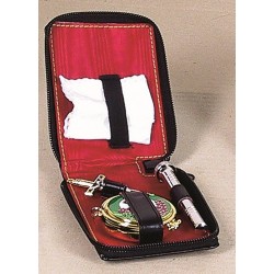 Bustina portaviatico in pelle