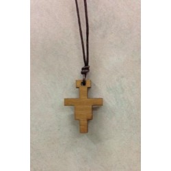 Croce Francescana legno ulivo