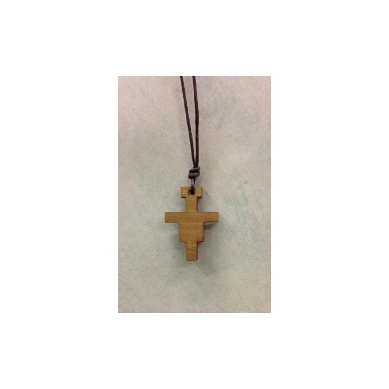Croce Francescana legno ulivo