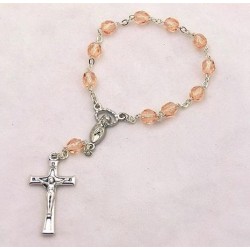 Decina mezzo cristallo iridescente