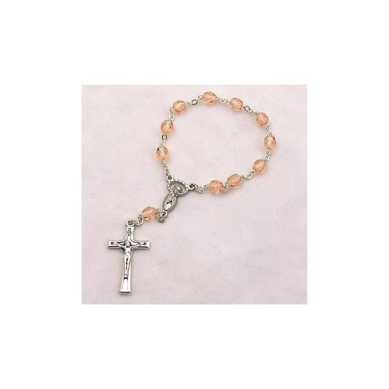 Decina mezzo cristallo iridescente