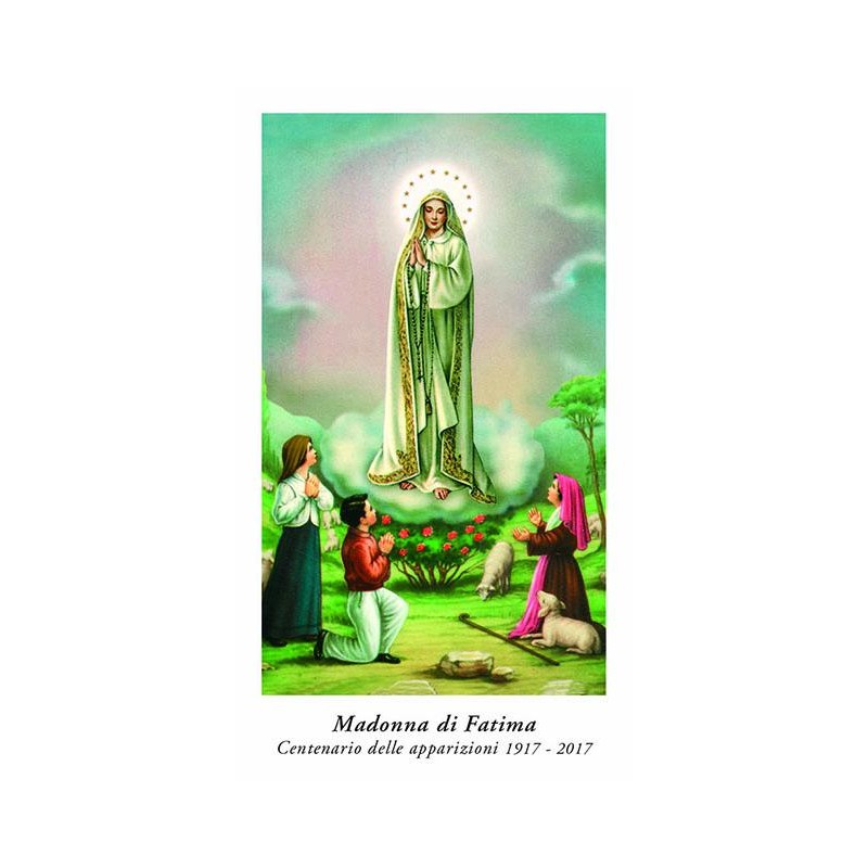 Immagine carta Madonna di Fatima